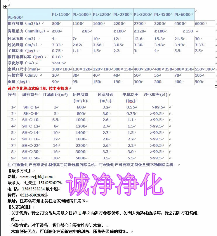 不銹鋼移動除塵器